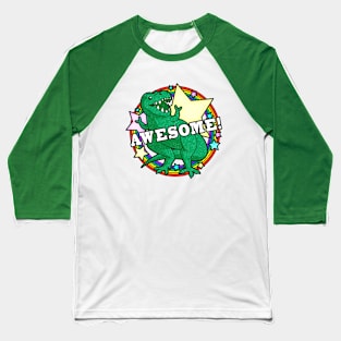 Awesaurus Rex Baseball T-Shirt